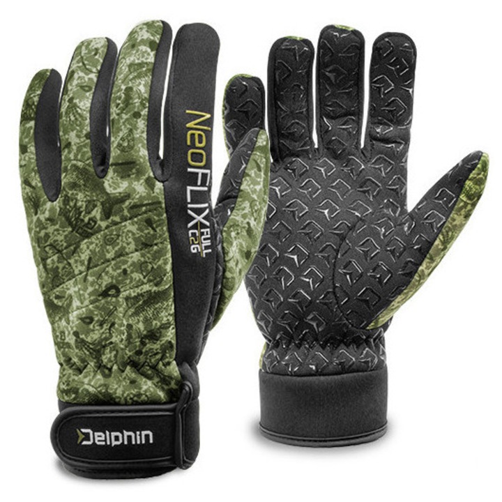 Delphin Neoflix sportkesztyű, neoprén, L méret