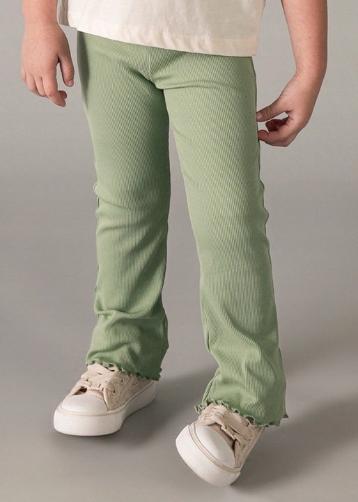 Pantaloni copii, Mayoral, colanti evazati, striati