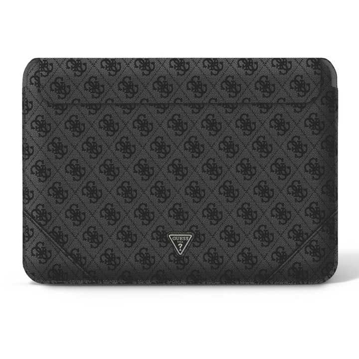 Guess 4G Uptown Triangle laptop tok, 16", ökológiai, fekete, mágneses záródással
