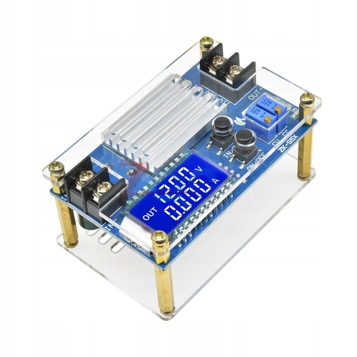 Modul alimentare DC 90W 10-50V 5A, 82x52x41mm, cu display LCD, set complet
