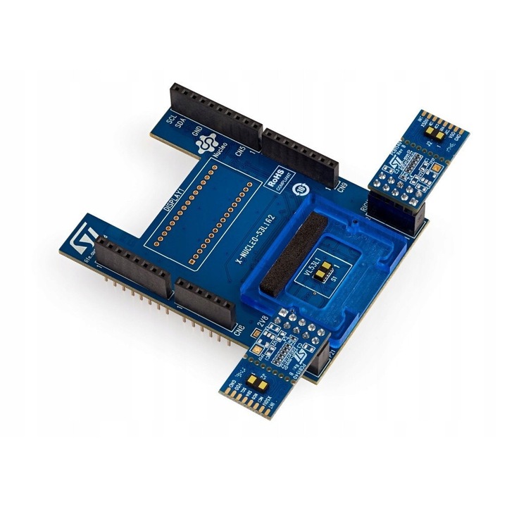 Modul extindere STMicroelectronics X-NUCLEO-53L1A2, 2 senzori VL53L1, compatibil cu STM32 Nucleo, 10-pin