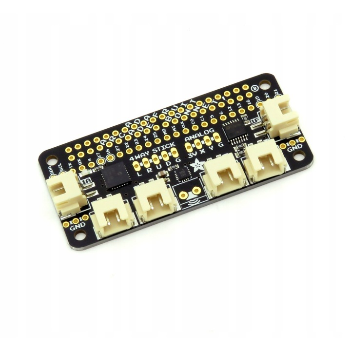 Модул Arcade Bonnet, Adafruit, 6 бутона, аудио усилвател 3W, 65,2x30x7,7мм, пълен комплект