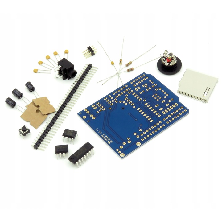 Modul Wave Shield pentru Arduino Kit v1.1, Adafruit, audio, 69x65x13mm ...