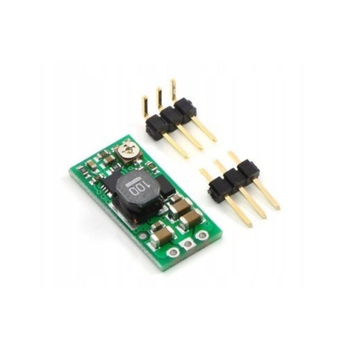 Модул конвертор 4-25V 2A Step-Up, Pololu, размери 10,7x22,4x5,8mm, комплект със златни конектори