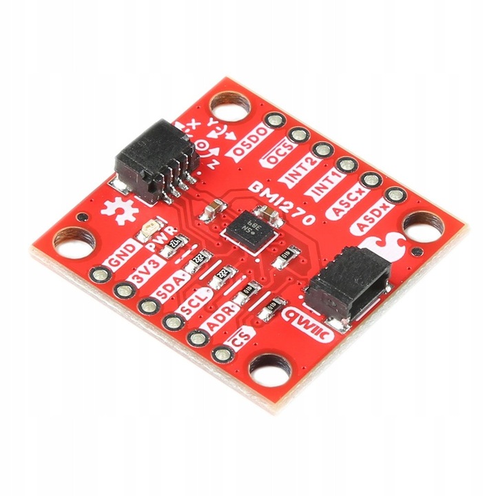 Модул с акселерометър Qwiic 6DoF IMU, Sparkfun, 3 оси, BMI270, интерфейс I2C, 1,8V-3,3V