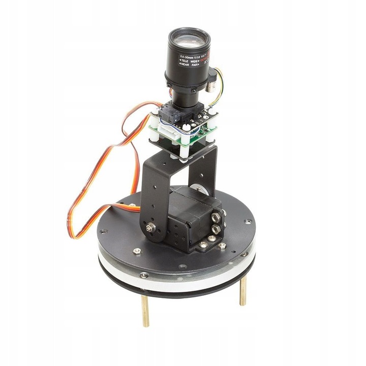 PTZ камера модул 5MP OV5647, въртяща се стойка, за Raspberry Pi, 1080p, с IR филтър