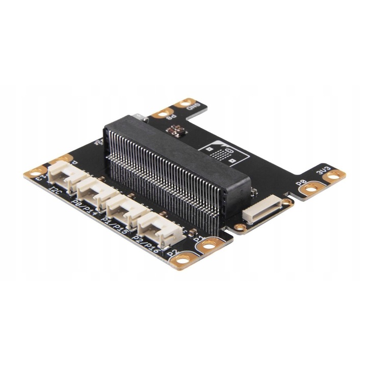 Scut Grove pentru microbit v2, Seeedstudio, 4 conectori Grove, 73x73mm