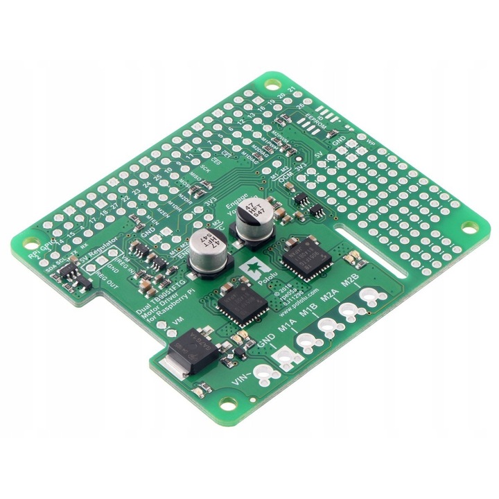 Driver motor dublu, TB9051FTG pentru Raspberry Pi, 4,5-28V, 2,6A, 65x56mm