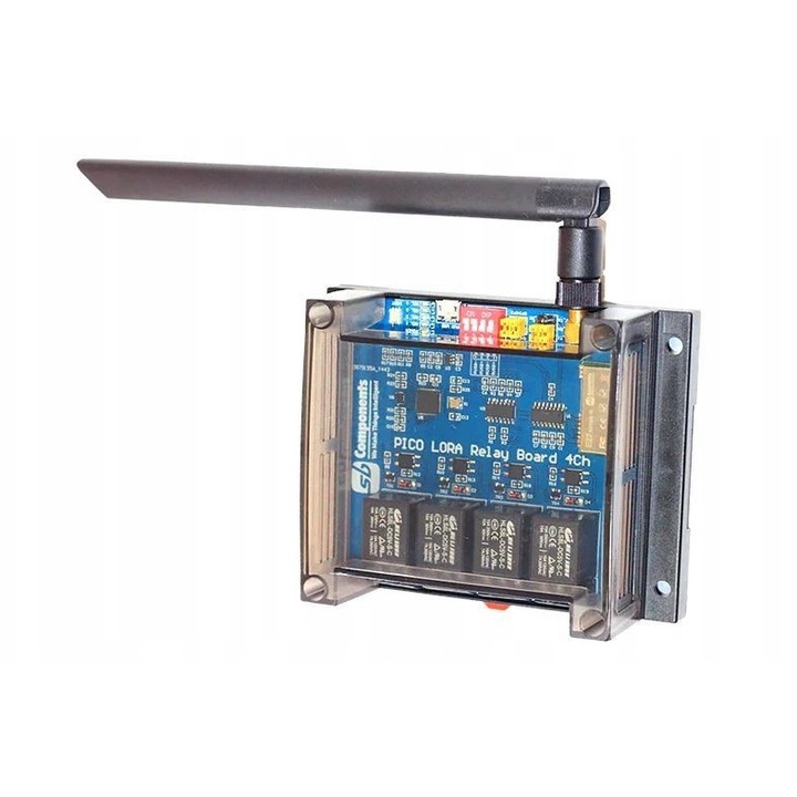 Модул GatePi, Spectrum, LoRa 433MHz, 4 релета, 5км, антена