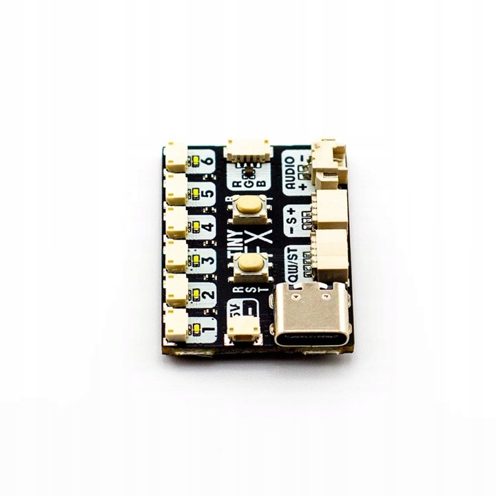Контролер LED Tiny FX W, Pimoroni, безжичен, микроконтролер RP2040