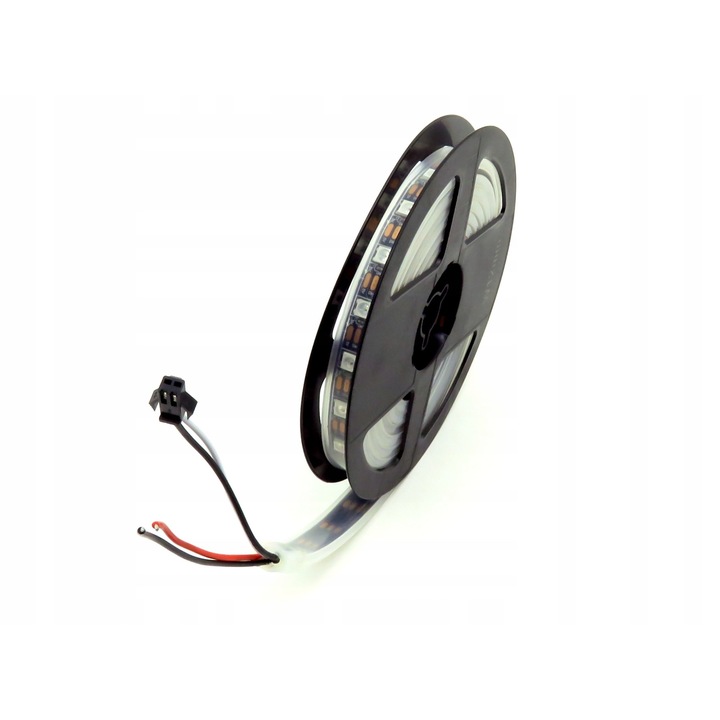 LED RGB NeoPixel лента 2м, 60 LED/м, водоустойчива, черна, 12.5мм