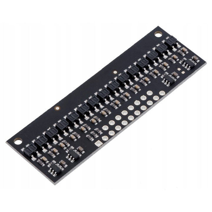 Modul senzori robotica Pololu QTR-HD-15RC, 15 senzori, 4mm distanta, 61x20x2.5mm, 2.9-5.5V