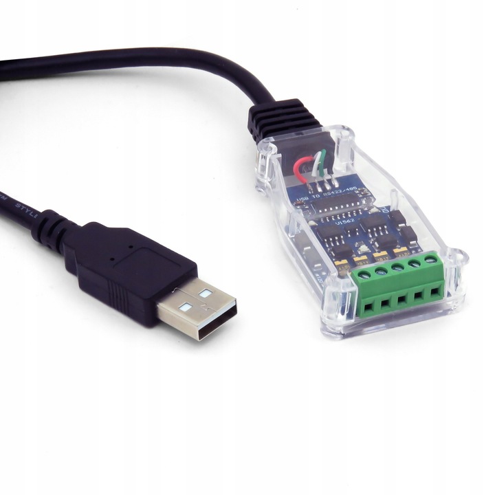 Конвертор USB - RS422/RS485, CH340B, 1200м, 70x33мм