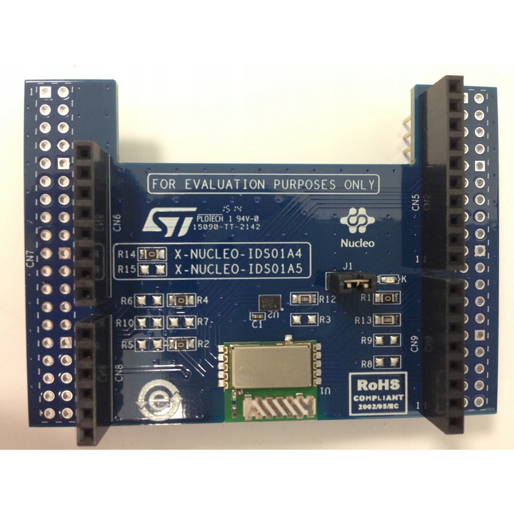 Платка за разработка Stmicroelectronics STM32 Nucleo X-NUCLEO-IDS01A4 с модул SPSGRF-868, 868 MHz, SPI интерфейс, съвместима с Arduino