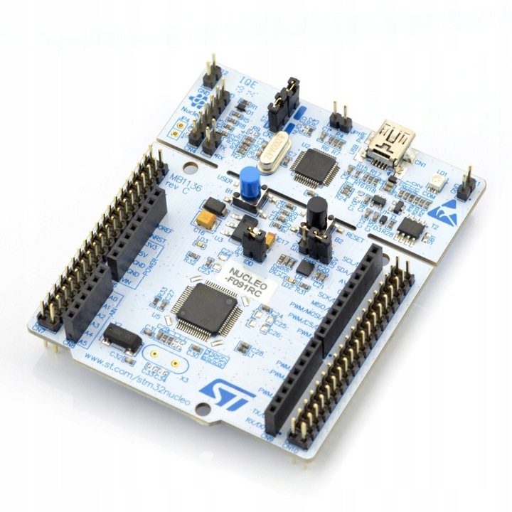 Modul STMicroelectronics NUCLEO-F091RC, ARM Cortex M0, 256 kB Flash, 32 kB SRAM, set start-up