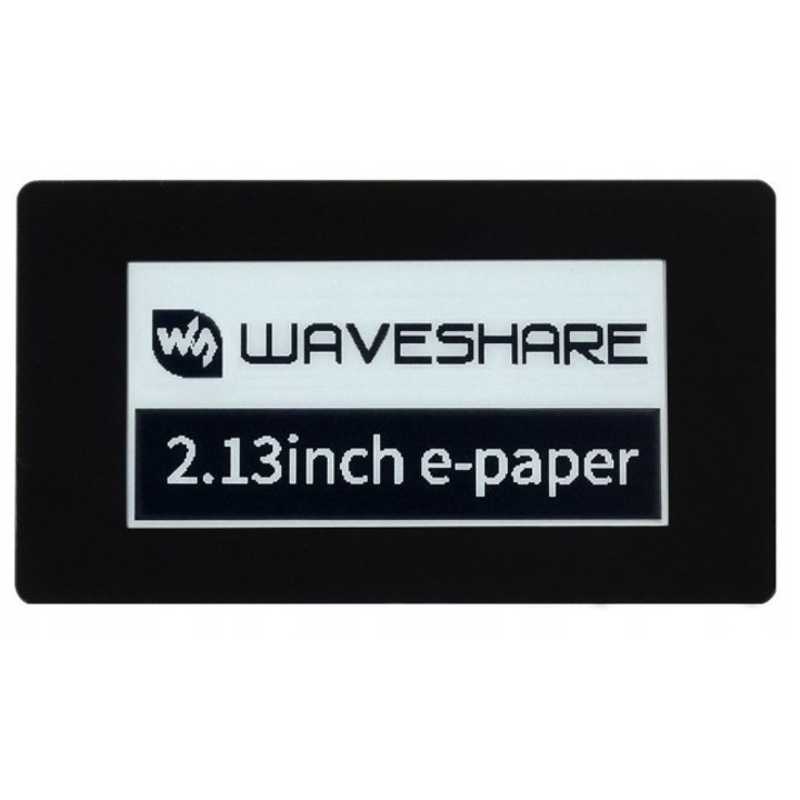 Модул e-Paper 2,13" WaveShare, 250x122 px, тъчскрийн, черен, 69,15x38,9mm