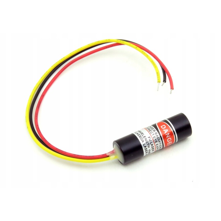 TTL лазерен диоден модул, Adafruit, 5mW, червен, 10,11x32,82mm