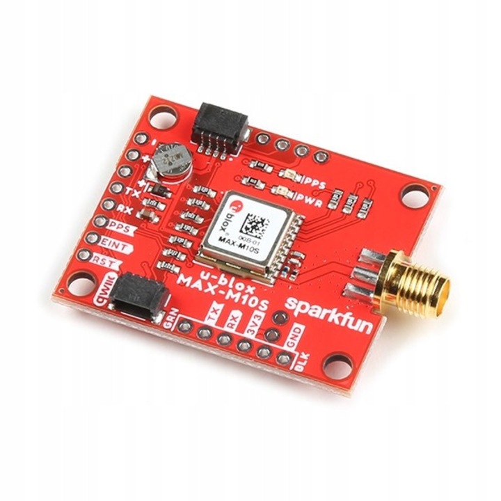 Модул GNSS MAX-M10S, Sparkfun, GPS, GLONASS, BeiDou, Galileo приемник, 44,2x30,48мм, 2x Qwiic конектори