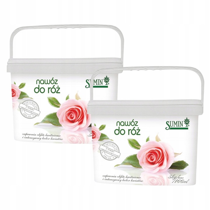 Ingrasamant pentru trandafiri Sumin, set 2 bucati, 5kg, continut optimizat, eficienta ridicata