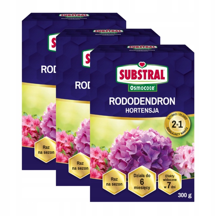 Ingrasamant Substral 2w1 pentru Rododendroni si Hortensii, 300g - Set 2 bucati