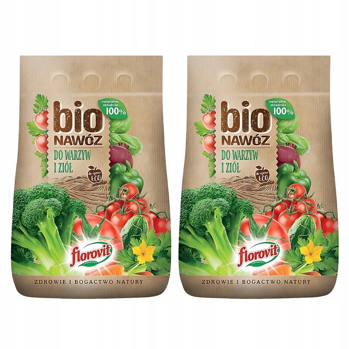 Ingrasamant Bio pentru legume, Grupa Inco, set 2 bucati, 100% natural, 5L