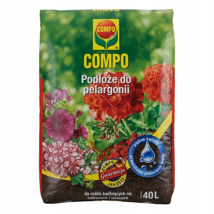 Pamant flori Compo, Podloze Do Pelargonii, 40L, set 56 bucati