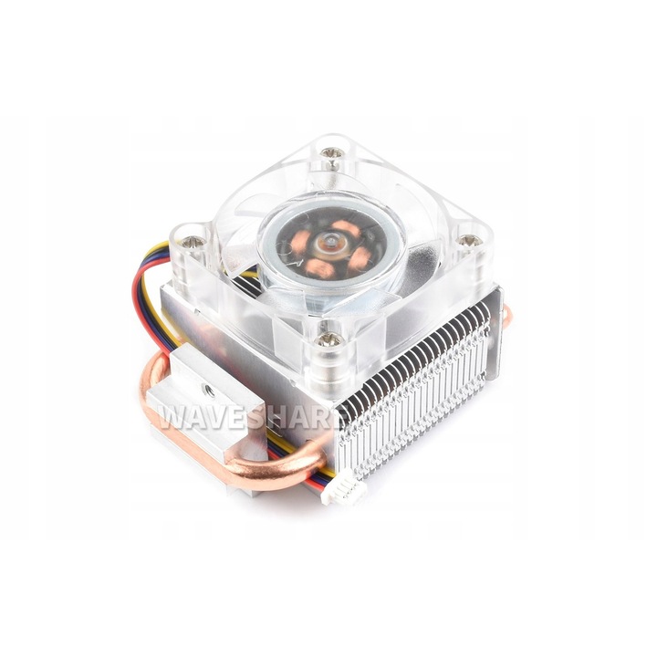 Охлаждащ модул CPU ICE Tower за Raspberry Pi 5, WaveShare, ефективен, компактни размери