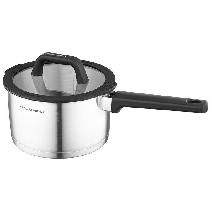 Rondel Chef 16 cm, 1,8 l, inox, cu capac multifunctional