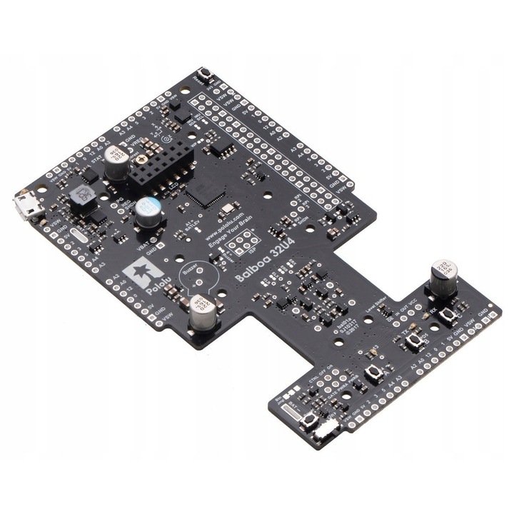 Modul de control Balboa 32U4, Pololu, microcontroler Atmega 32U4, senzori IMU, set complet