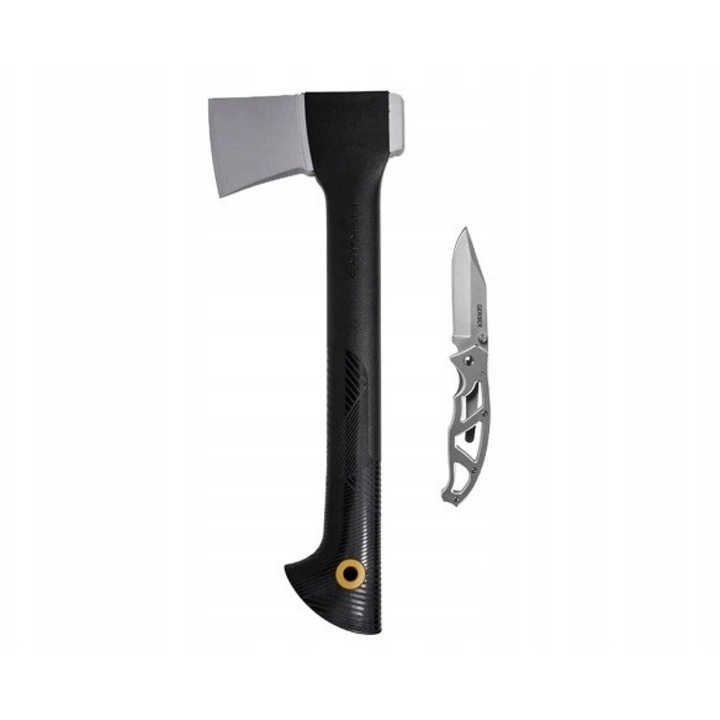 Topor de dulgher A6 cu cutit Gerber, 39cm, negru