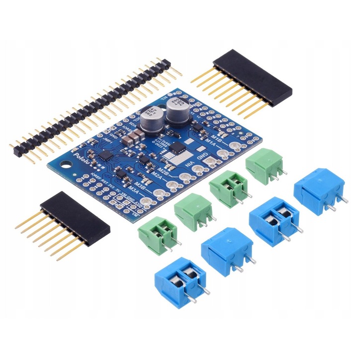 Motor Controller Shield M3S550 Triple, controler motoare DC, interfata I2C, 1,8-22V, 1,7A