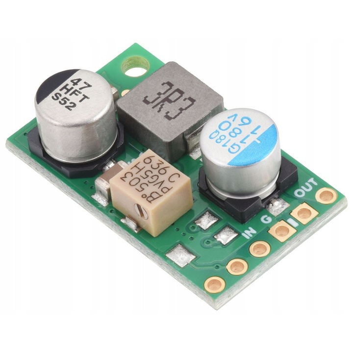 Modul Step-Down 1.4-7V, 3.4A, Pololu, eficienta 80-95%, set cu conectori goldpin