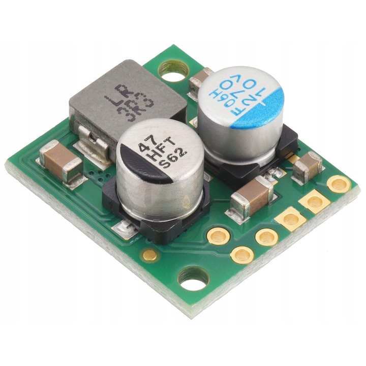 Modul convertor Step Down Pololu 7.5V 3A 7.5–45V set cu conectori Goldpin D30V30F7