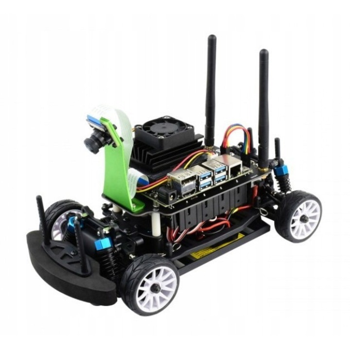 Комплект роботизиран JetRacer Pro, камера 8MP, WiFi/BT модул, за изграждане на автономен робот