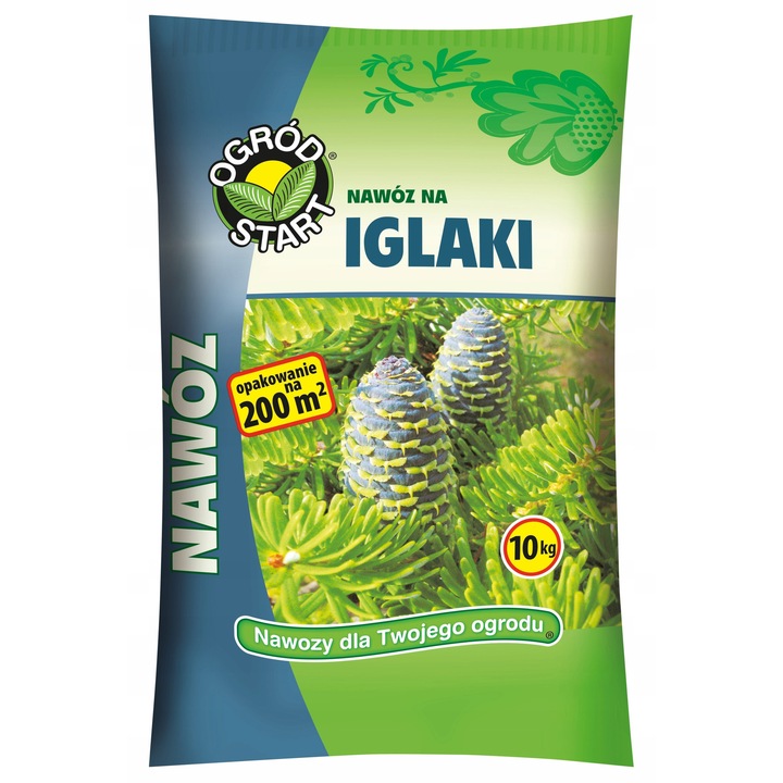 Ingrasamant pentru conifere, OGROD START, 10 kg, pentru 200m2, continut azot, fosfor, potasiu, magneziu