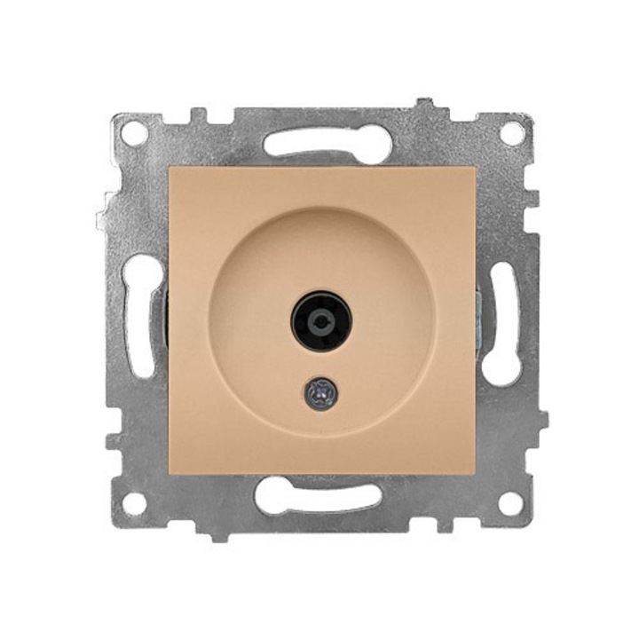 10 Bucati, Priza Tv Antena Fara Rama Auri, Klaus KE01417W (10/120)