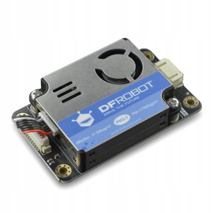 Сензор за качество на въздуха PM1/PM2.5/PM10, DFRobot, 67x40x14mm