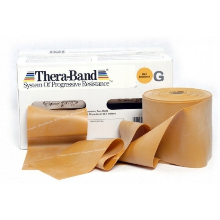 Thera-Band gumiszalag, arany, 45,5m, közepes ellenállás