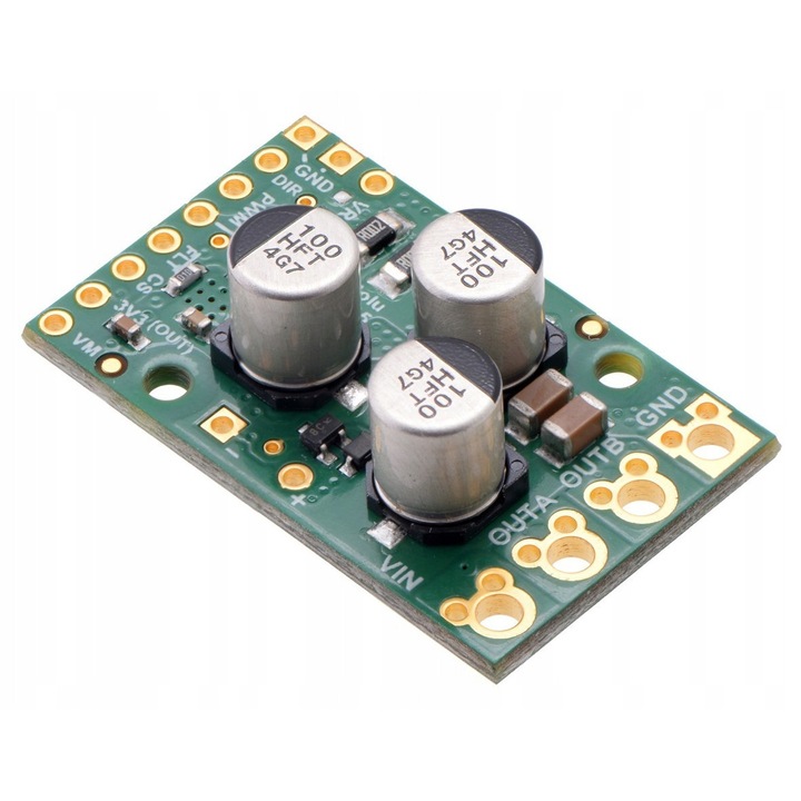 Driver motor DC Pololu G2 24v21, 21 A, 6,5-40 V, 33x20,3mm