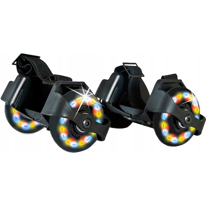 Ролери SCHILDKROT Flashy, светещи, регулируеми размери 23-42, максимум 75 кг, 0,3 кг