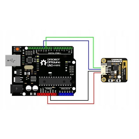 Modul IoT DFRobot OBLOQ UART, 2,4 GHz, 35x32mm, set cu cablu 4-pin ...