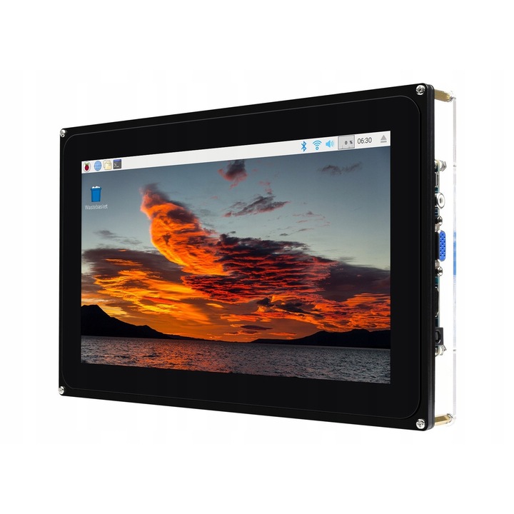 Монитор LCD IPS 10.1", WaveShare, 1024x600px, тъчскрийн, 223x170mm