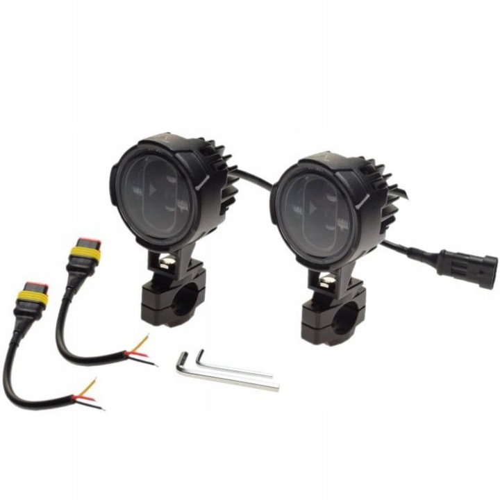 Set lampi LED anticalcare Wilmat, 8-80V, 6500K, negru