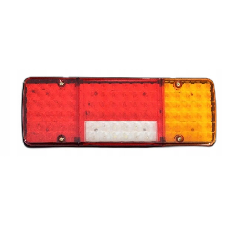Комплект 2 лампи LED 24/7, 12V, 340мм, червено/жълто