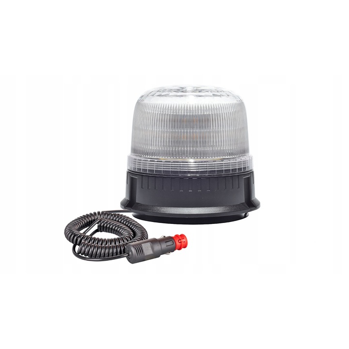 Lampa de avertizare LED W25M, 24 LED, portocalie, 12-24V, 131x126mm