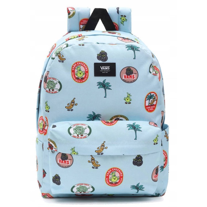 Ghiozdan unisex Vans Old Skool IIII, albastru deschis, poliester