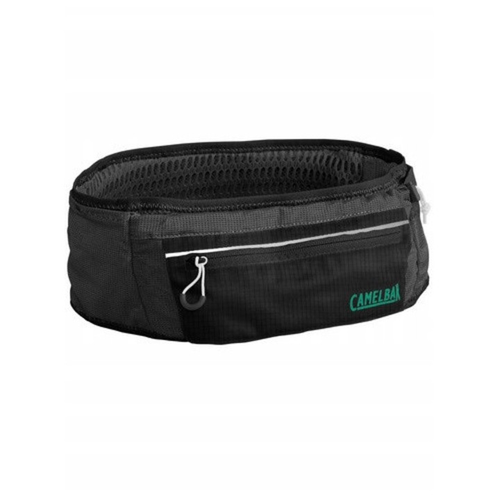 Curea sport de alergare Camelbak Ultra Belt S/M, bidon pliabil Quick Stow 0,5 l, material 3D Micro Mesh, negru, 66x117cm