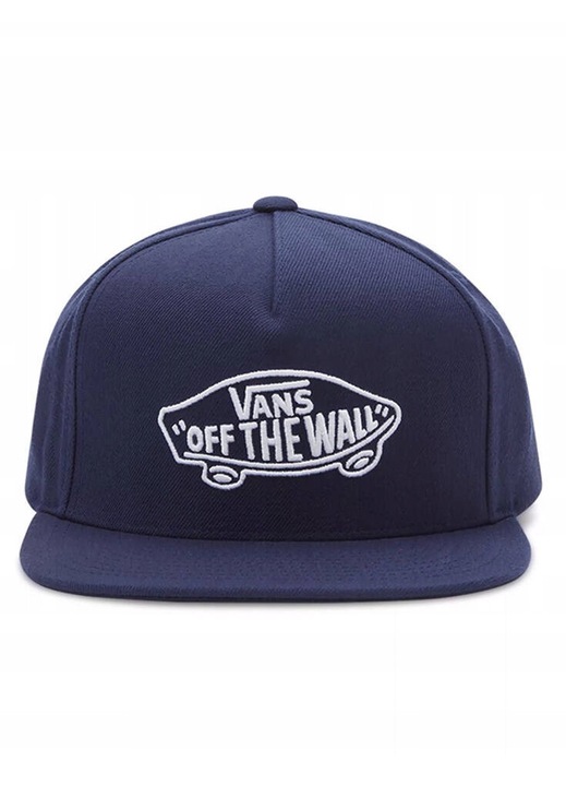 Caciula barbati Vans Classic Patch Snapback, albastru inchis, 100% bumbac, cu curea de ajustare