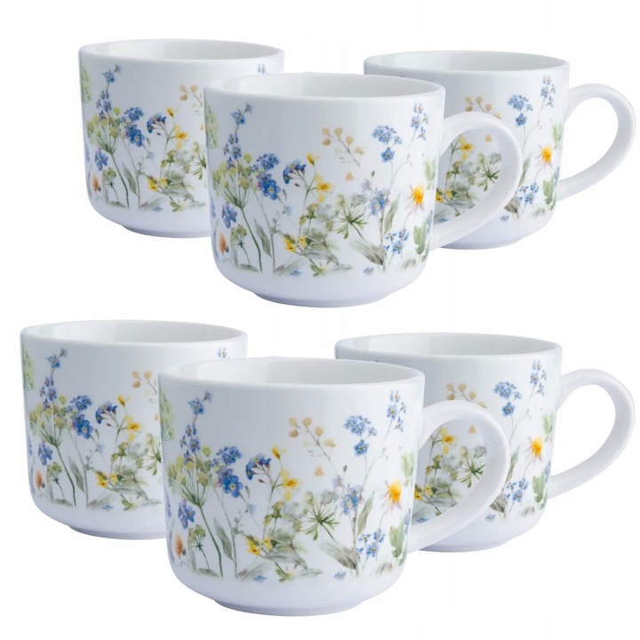 Set 6 cani 450 ml Altom Design multicolor