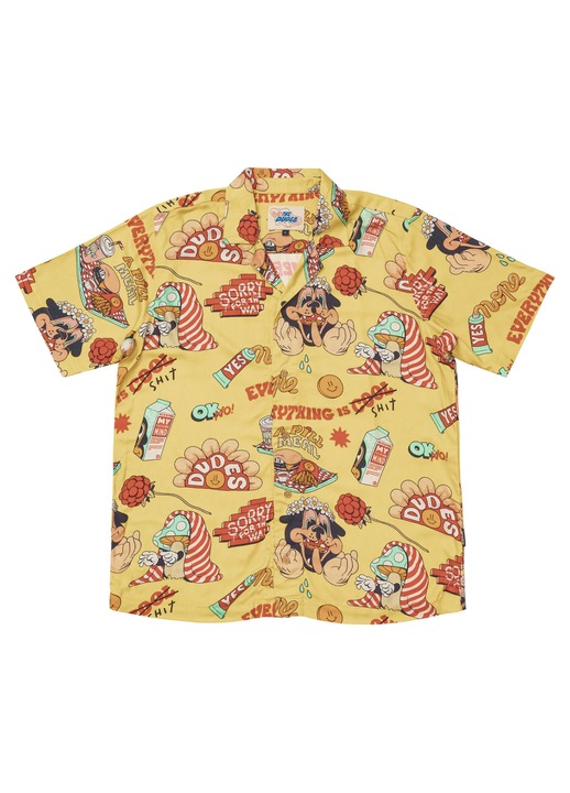 Camasa barbati, The Dudes, Hawaii, 100% fibra de celuloza, multicolor, M INTL